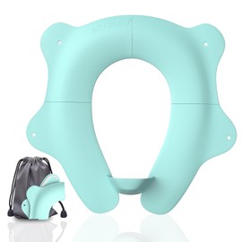 SKYROKU Foldable Kids Toilet Seat – Portable & Anti-Slip Travel Potty Training Seat for Toddlers,Safety material Baby Toilet Seat, Easy Clean & Compact for Home, Daycare, Grandparents House (Ages 2-6)