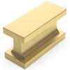 COTYKILEY 10 Pack Brushed Gold Kitchen Cabinet Knobs Gold Drawer