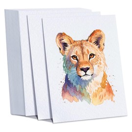 Tzylomirx Watercolor Paper, Watercolor Paper Cotton, 140LB/300GSM Cold Press, for Kids and Adults, 13.5x19.5 CM