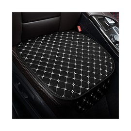 JNNJ Pack of 2 Seat Cushion Car Front Seats, Car Seat Cushion Seat Covers Avec Fond Antidérapant, Non-Slip Car Seat Protector, for Car Front Seat (White)