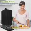 2Pcs Slushie Machine Accessories, Durable Dust Cover and Non-Slip Mat,