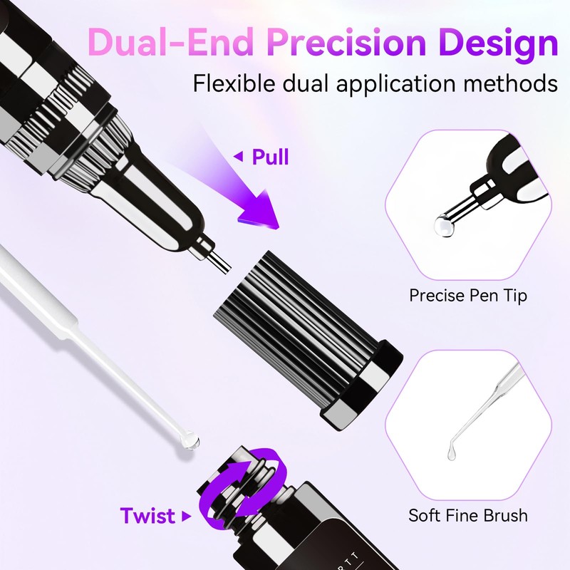 Makartt Nail Rhinestone Glue Gel, Upgrade Gel Nail Glue with