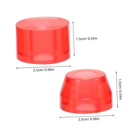 BESPORTBLE 8pcs Skateboard Pads High Elastic Pu for Enhanced Stability Versatile Skateboard Deck Guards Easy Installation for Street and Park Skating