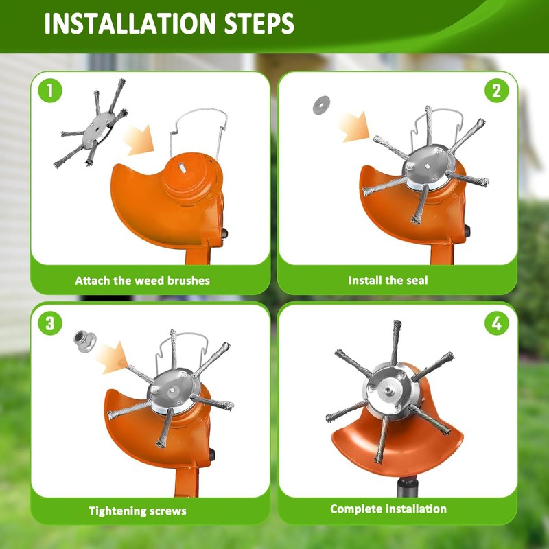 2026 New Universal Steel Wire Grass Trimmer Head,6 Size Steel