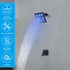 SKOWLL Rain Head Shower Kit Wall Mounted LED Shower Faucet