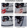Yrlehoo 100 pieces end sleeves, end cap, brake cable for