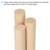 PATIKIL 10 Pcs 30mm x 10cm Dowel Rod Wooden Dowel