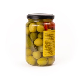 Triana Olivas by Don Gastronom. Olive & Pickle Cocktail. 350g (12.35oz). Pack of 6.