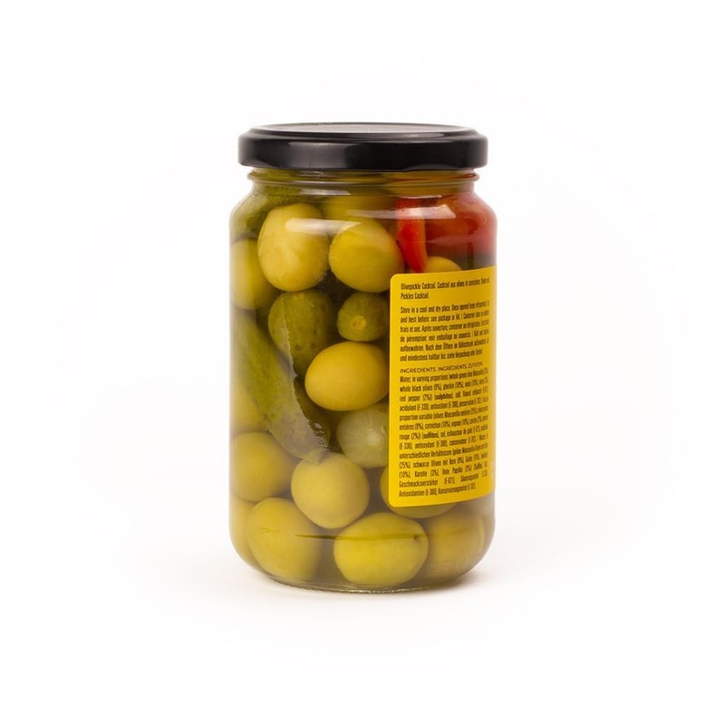 Triana Olivas by Don Gastronom. Olive & Pickle Cocktail. 350g
