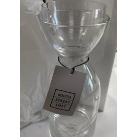 South Street Loft Etched Glass Water Pitcher- New