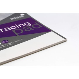 Silvine A4 Heavyweight 90gsm Professional Tracing Pad 50 Sheets, A4TPR