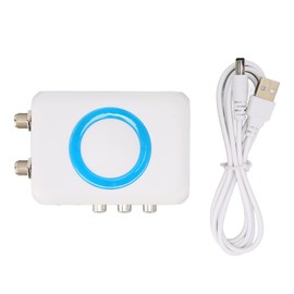 QANYEGN RF Modulator, Composite to RF Coaxial, Demodulator Composite Converter, Channel Switch for Fire Stick