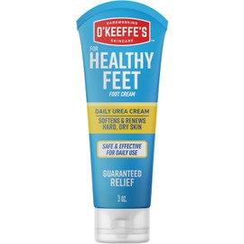 O'Keeffe's Healthy Feet - Crema exfoliante para pies extremadamente secos, agrietados, tubo de 3 onzas, (paquete de 1)