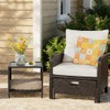 RABUSOFA Plaid Daisy Sunflower Spring Summer Pillow Covers 18x18 inch,Floral