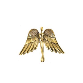 AILONMEI Brooches And Pins For Women Fashion Elegant Flower Broches Lady Costume Jewelry Brooch Pins (Angel)