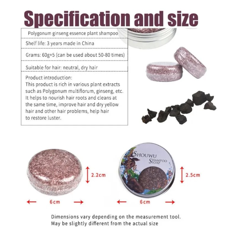 J 4 Piezas De Champú Y Jabón Oscurecedor For Canas