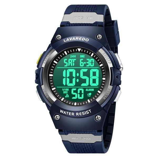 Kids Watch Boys,Digital Outdoor Sports Watches,50M Waterproof Chronograph Multifunctional Wristwatch