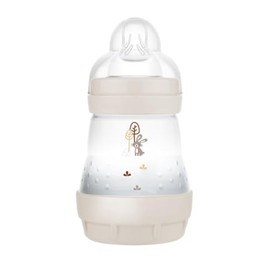 mam Easy Start Anti-Colic Bottle 0+ Months Slow Flow (160 ml) Sand - Baby Bottle to Reduce Colic and Discomfort of the Baby - Breastfeeding Friendly Baby Bottle