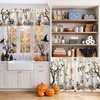 Spooky Dogs Halloween Curtains and Valances Set 3 Piece