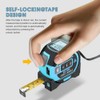 Chamgeco Almighty Ruler Laser Rangefinder, 3-in-1 Infrared Laser Tape Measure,