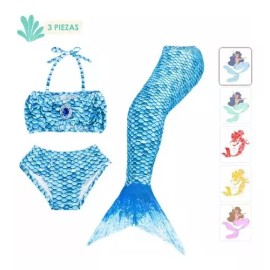 MANAB Trajes De Baño De Para Bikini Niñas Sirena Para Nadar