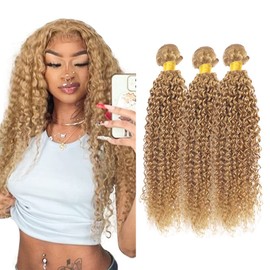 12DL 27 Curly Wave human hair 14 16 18 inch