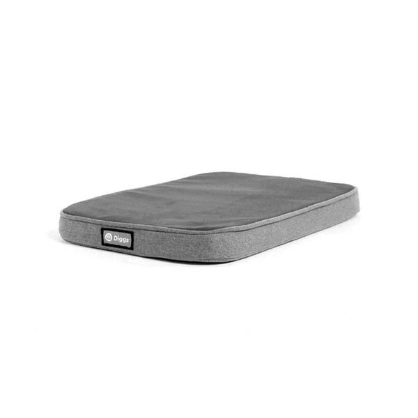 Diggs Snooz Grey Dog Bed I Memory Foam Puppy Bed
