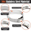 360Pcs 16 Sizes 304 Stainless Steel Stepless Single Ear Hose