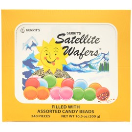 Gerrit's Satellite Wafers 240count (filled with candy beads)