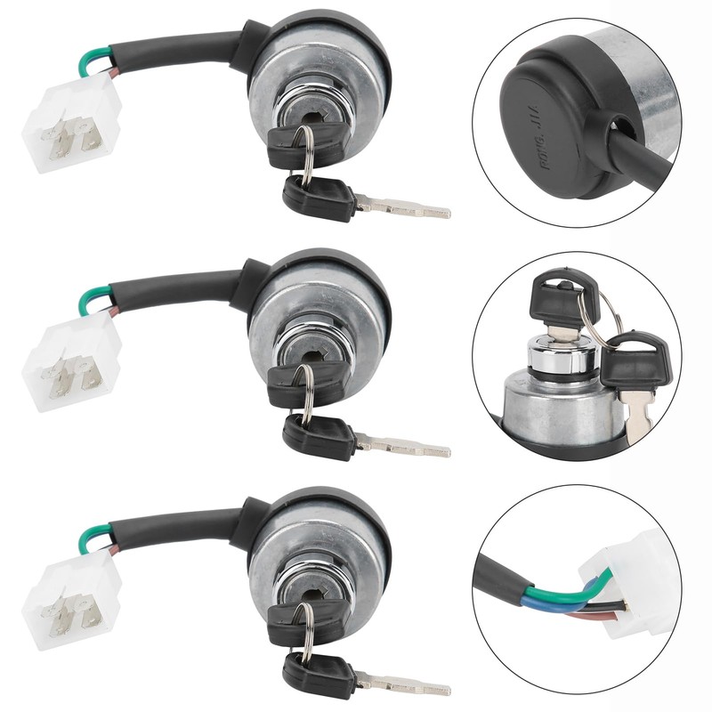 Generator Ignition Switch, 4-Wire Ignition Switch with Key Starter Switches
