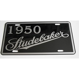 1950 50 Studebaker Metal License Plate TAG 6X12 Truck Wagon STARLINER Champion President Avanti Commander Golden Hawk Hot Rod Custom Classic Collection Novelty Garage Man Cave Wall Art Sign Gift