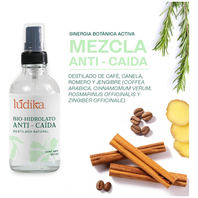Hidrolato Anticaída Puro Fortalece Estimula 120