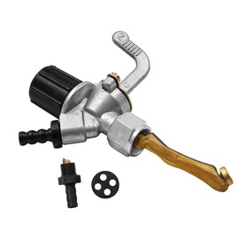 DollaTek Petrol Tap Fuel Tap with Brass Strainer and Water Bag for Motorcycle KR51/1, KR51/2 and SR 50