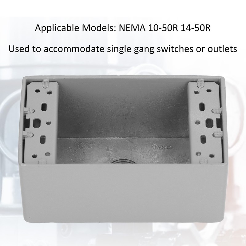 Outlet Box NEMA 10‑50R 14‑50R Industrial Power Socket Case Single