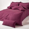 HOMESCAPES Plum Purple Pure Egyptian Cotton Euro Size Pillowcase 40