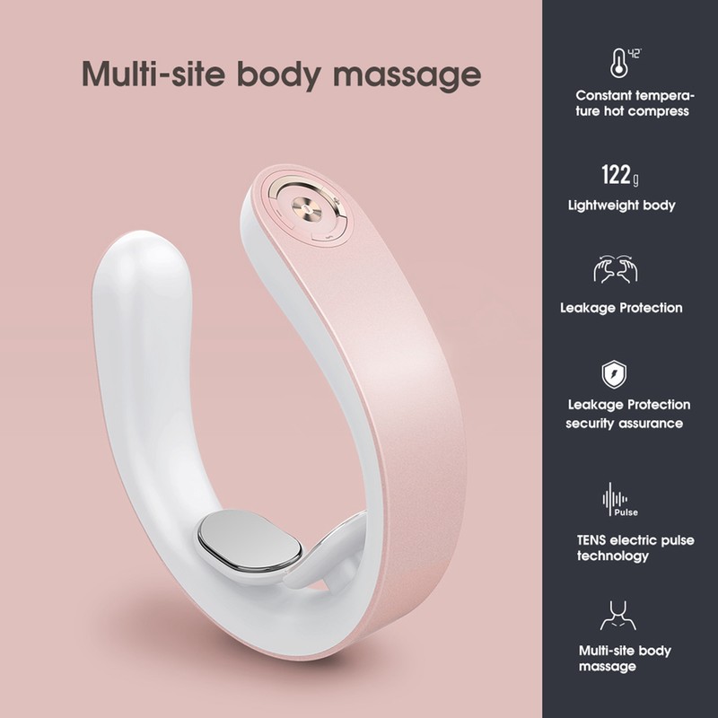 Cervical Vertebra Massage Device Mini Smart Constant Temperature Hot Compress