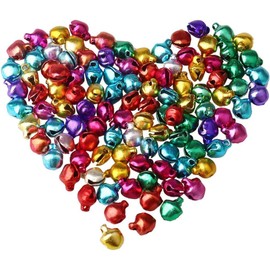EliteKoopers 6mm Jingle Bell Beads For Xmas Craft Christmas Charms Jewellery Decor Item