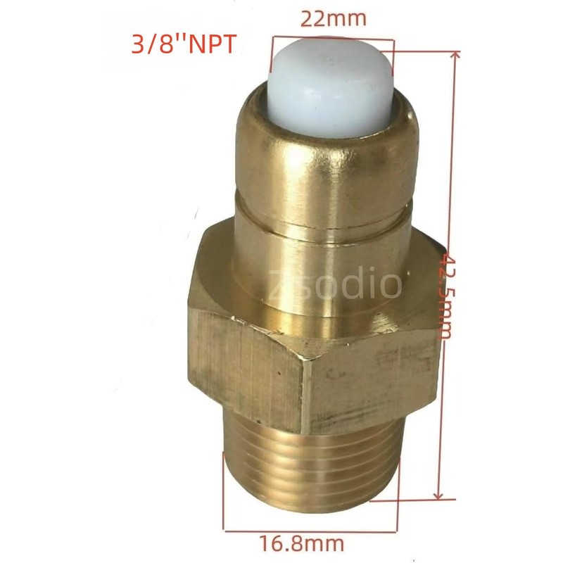 Thermal Relief Valve 3/8" NPT for Pressure Washer ﻿