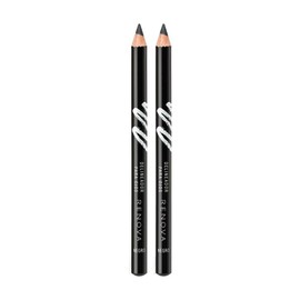 Renova Lapiz Delineador Duo Parpados y Cejas, color Negro, 2.2 g                                                                                      