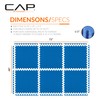CAP Barbell 1/2-Inch Interlocking EVA Foam Exercise Puzzle Mats -