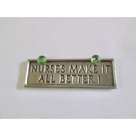 Handmade LAPEL HAT PIN BROOCH NURSE, MEDICAL,ICU,ER