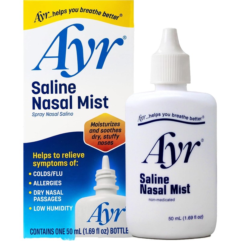 Ayr Saline Nasal Mist Spray 50 mL – Non Medicated