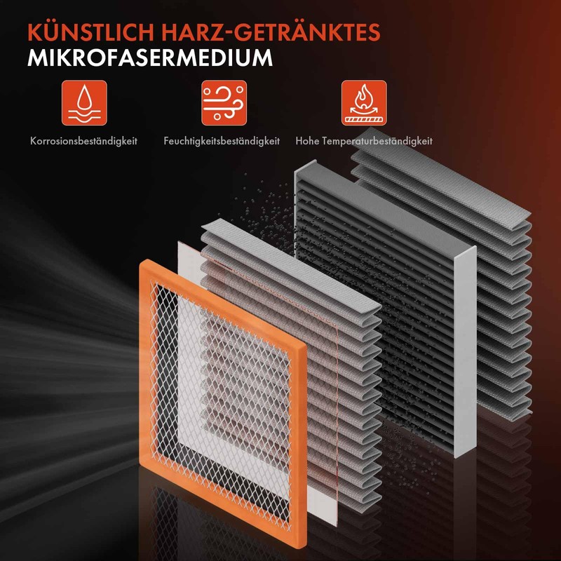 Frankberg 2 x Air Filter Compatible with C30 533 1.6L-2.0L