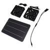Solar Panel Fan Kit 10W Solar Powered Dual Fans for