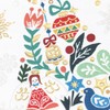 Nubby Christmas Snow Celebration Bags, 2 Pieces, Embossed, Bill Free