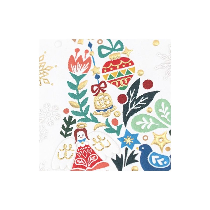 Nubby Christmas Snow Celebration Bags, 2 Pieces, Embossed, Bill Free