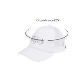 C.C Wifey Rhinestone Trucker Cap (White)