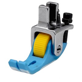 Fbshicung Narrow Roller Presser Foot for Industrial Single Needle Lockstitch Sewing Machine (Plastic Gear Wheel)