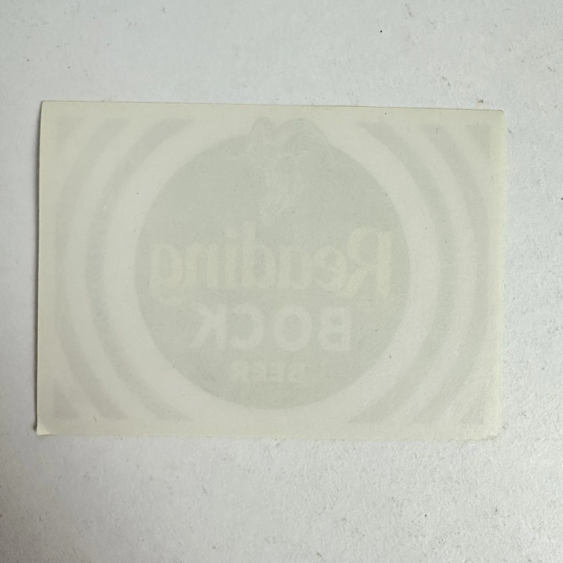 READING BOCK BEER BOTTLE LABEL READING BREWING CO PA -