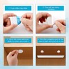 6pcs Under Cabinet Lights Magnetic Sticky, Metal Replacement Magnetic Strips